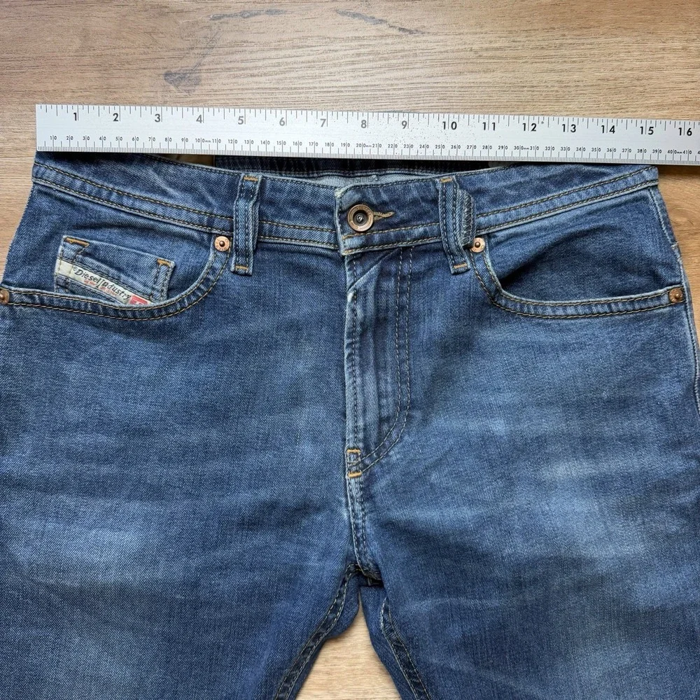 Diesel Thommer Jeans Men 29x32 Blue Slim Skinny Stretch Dark Wash Denim‎ 0848U